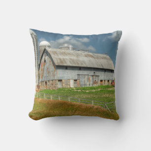 USA, Minnesota Barn And Silo Cushion
