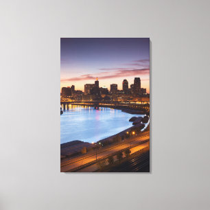 USA, Minnesota, Minneapolis, St. Paul 2 Canvas Print