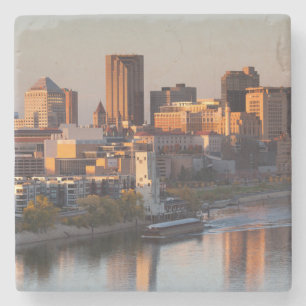 USA, Minnesota, Minneapolis, St. Paul 3 Stone Coaster