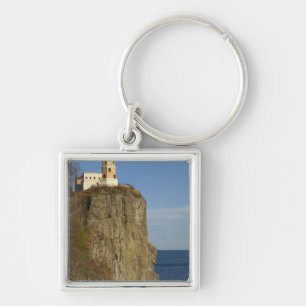 USA, Minnesota. Split Rock Lighthouse on Lake Key Ring