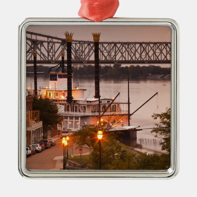 USA, Mississippi, Natchez. Natchez Under the Metal Tree Decoration (Front)