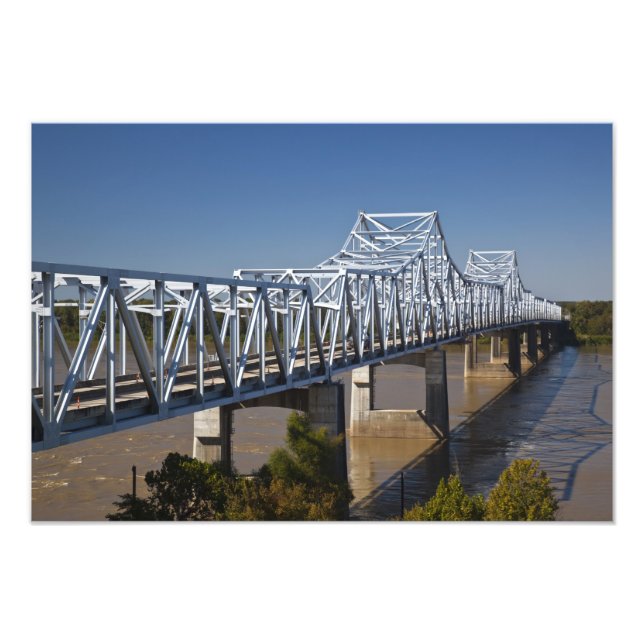USA, Mississippi, Vicksburg. I-20 Highway Photo Print (Front)