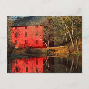 USA, Missouri, Alley Mill At Alley Spring Ozark Postcard