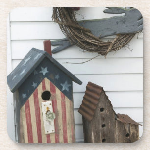 USA, Missouri, Herman: Patriotic Birdhouses, Coaster