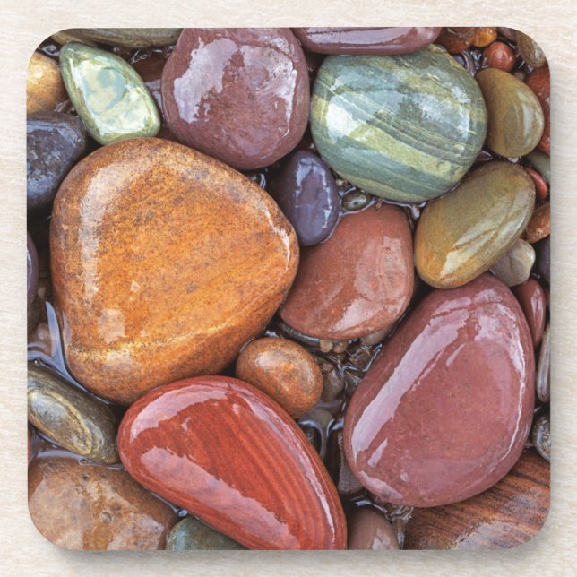 USA, Montana, Clark Fork River, Stones 2 Coaster (Front)