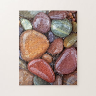 USA, Montana, Clark Fork River, Stones 2 Jigsaw Puzzle
