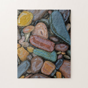 USA, Montana, Clark Fork River, Stones Jigsaw Puzzle