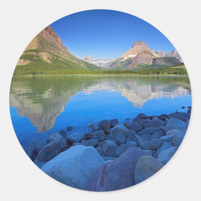 USA, Montana, Glacier National Park 4 Classic Round Sticker (Front)