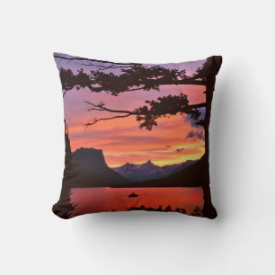 USA, Montana, Glacier National Park. Landscape Cushion