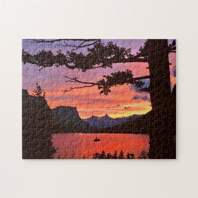USA, Montana, Glacier National Park. Landscape Jigsaw Puzzle (Horizontal)