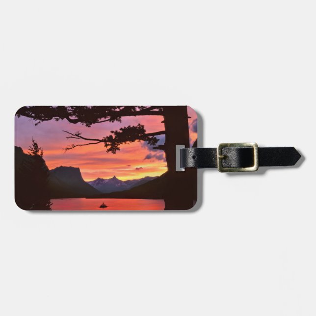 USA, Montana, Glacier National Park. Landscape Luggage Tag (Front Horizontal)
