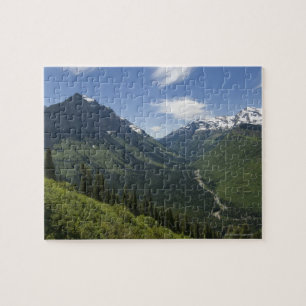 USA, Montana, Glacier National Park, scenic Jigsaw Puzzle