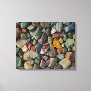 USA, Montana, Glacier National Park, Stones Canvas Print