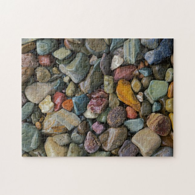 USA, Montana, Glacier National Park, Stones Jigsaw Puzzle (Horizontal)