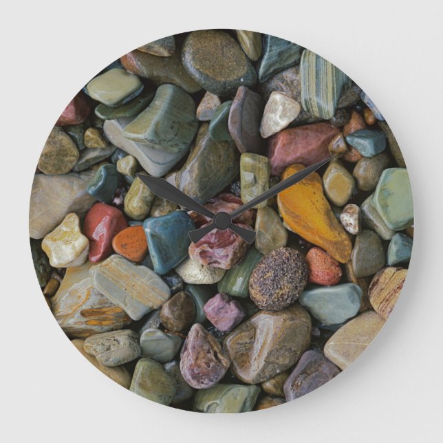 USA, Montana, Glacier National Park, Stones Large Clock (Front)