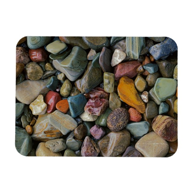 USA, Montana, Glacier National Park, Stones Magnet (Horizontal)