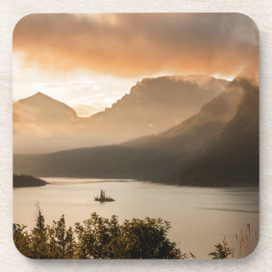 USA, Montana, Glacier National Park. Sunrise Coaster