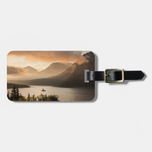 USA, Montana, Glacier National Park. Sunrise Luggage Tag