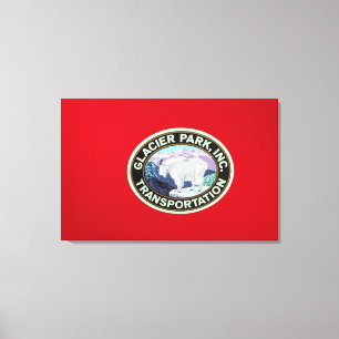 USA, Montana, Glacier National Park, Vintage 2 Canvas Print