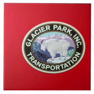 USA, Montana, Glacier National Park, Vintage 2 Tile