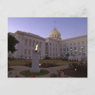 USA - Montgomery - Alabama - State Capitol Postcard