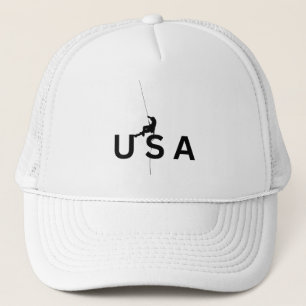 USA mountain climbing Trucker Hat