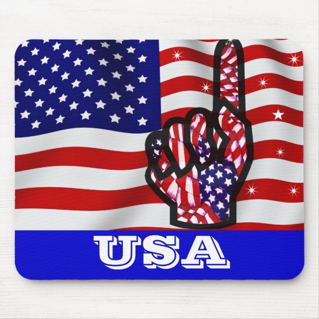 USA!_ MOUSE MAT (Front)