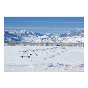 USA, MT, Farm near Livingston Photo Print