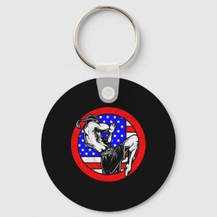 Usa Muay Thai - Thai Boxing And Kickboxing Gift Key Ring
