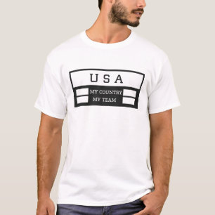 USA My Country MY team T-Shirt
