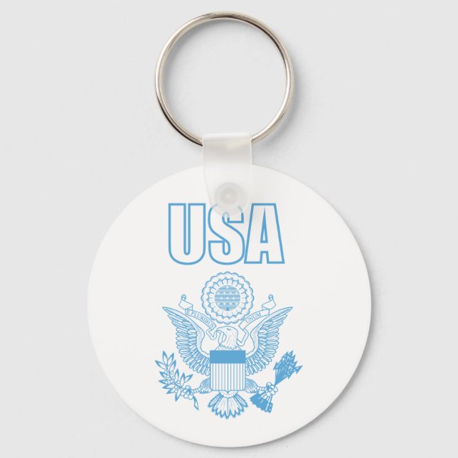 USA national emblem Key Ring (Front)