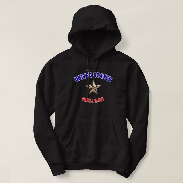 USA National Pride Edition Pullover Hoodie (Design Front)