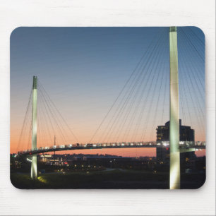 USA, Nebraska, Omaha, Bob Kerrey Pedestrian Mouse Mat