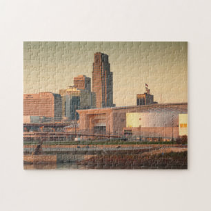 USA, Nebraska, Omaha, Skyline Jigsaw Puzzle