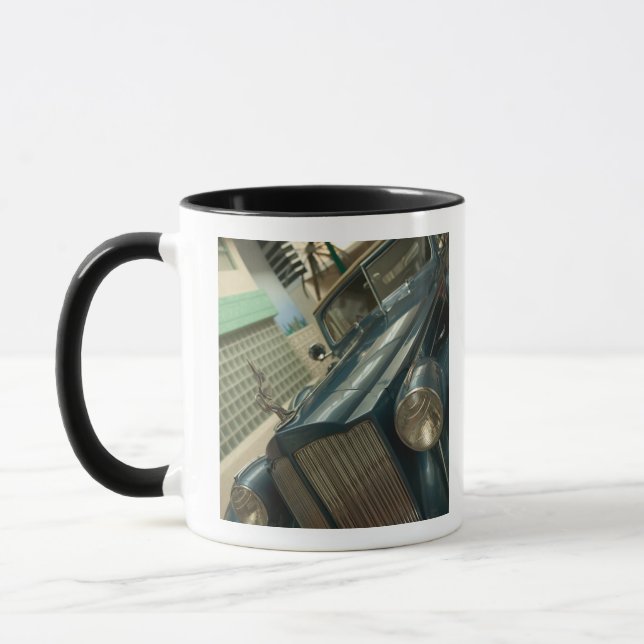 USA, Nevada_Reno: National Automobile Museum Mug (Left)