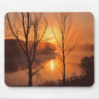 USA, New England, Maine. Autumn Sunrise