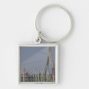 USA, New England, Massachusetts, Boston, boats Key Ring