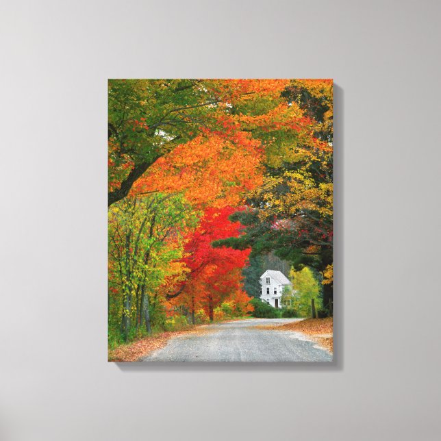 USA, New England, New Hampshire, Andover Canvas Print (Front)