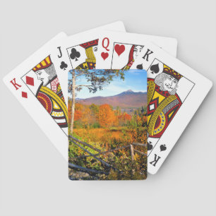 USA, New England, New Hampshire, Chocorua Playing Cards