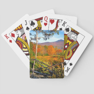 USA, New England, New Hampshire, Chocorua Playing Cards
