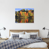 USA, New Hampshire, Moultonborough. Trees in Canvas Print (Insitu(Bedroom))