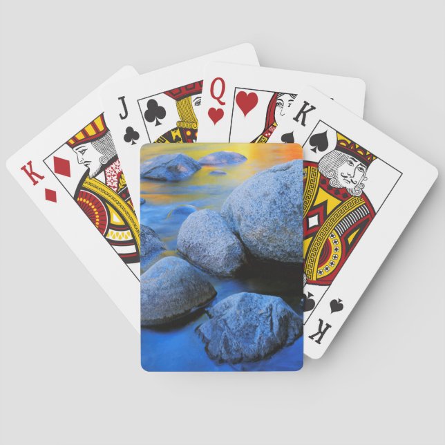 USA, New Hampshire, White Mountain National Playing Cards (Back)