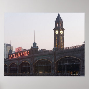 USA, New Jersey, Hoboken, old train station Poster