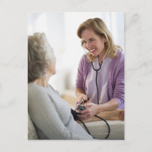 USA, New Jersey, Jersey City, Female nurse Postcard