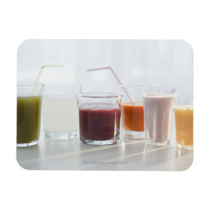 USA, New Jersey, Jersey City, fresh smoothies Magnet