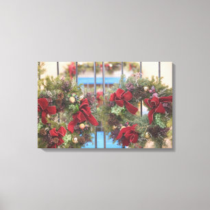 USA, New Mexico, Santa Fe: Canyon Road Gallery 3 Canvas Print