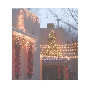 USA, New Mexico, Santa Fe: Canyon Road Gallery Notepad