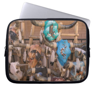 USA, New Mexico, Santa Fe: Downtown Santa Fe, Laptop Sleeve
