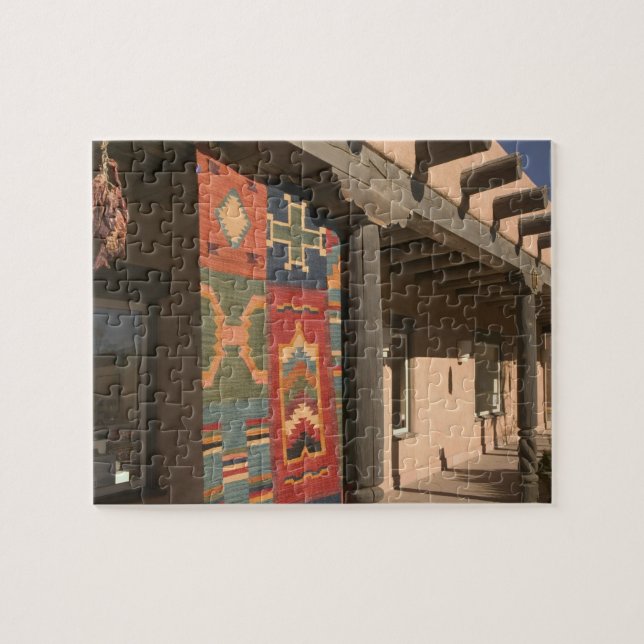 USA, New Mexico, Taos: Navaho Rug Gallery Kit Jigsaw Puzzle (Horizontal)
