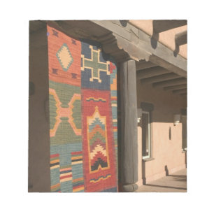 USA, New Mexico, Taos: Navaho Rug Gallery Kit Notepad